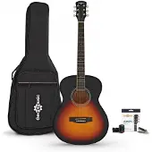 Gear4Music Student Akustisk Gitar & Tilbehørspakke fra Sunburst
