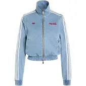 Adidas Originals Coca-cola Firebird Reg Denim Genser Med Hel Glidelås