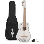 Gear4Music Day of the Dead Junior Klassisk Gitar Pakke fra