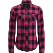 Urban Classics Turnup Checked Flanell Skjorte Med Lange Ermer