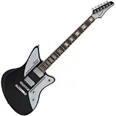Hartwood Lader elektrisk gitar Jet Black