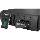 Icy Dock ToughArmor MB601M2K-1B - Bevegelig lagerrack - M.2 - M.2 NVMe Card - U.2 - svart