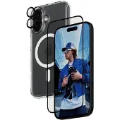PanzerGlass iPhone 16 3-i-1-beskyttelsespakke