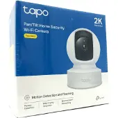 TP-LINK Tapo C212, IP-sikkerhetskamera, Innendørs, Ledning & Trådløs, Amazon Alexa & Google Assistant, Tak/vegg/skrivebord, Hvit
