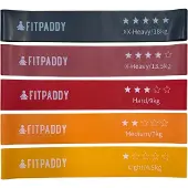 Fitpaddy Elastiske bånd, sett med 5 stk.