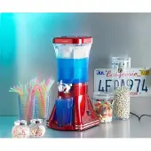Mikamax Retro Slushie Machine Elektrisk Isbitmaskin