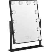 Gillian Jones Sminkespeil - 12 LED/Berøring - Svart - - OneSize - Speil