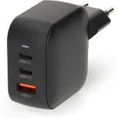 Nedis Pd 3.0 Gan Usb-a-og Usb-c-vegglader 70w