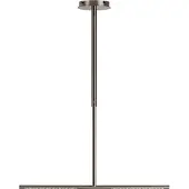 UMAGE LED-hengelampe Omni, stålfarget, 2 lyskilder, 74 cm