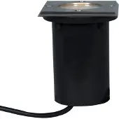 QAZQA Jordspotet stål 10,5 cm IP65 - Basic Square