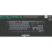 Logitech MX Mechanical – tastatur – trådløst (DE) – grafitt – stille og taktil