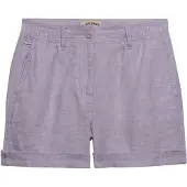 Superdry Mid Rise Linen Shorts