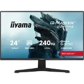 Iiyama G-MASTER Red Eagle G2471HS-B1 - LED-skjerm - gaming - 24 - 1920 x 1080 Full HD (1080p) @ 240 Hz - Fast IPS - 350 cd/m² - 1000:1 - 0.3 ms - HDMI, DisplayPort - høyttalere - svart, matt