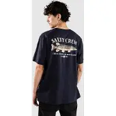 Salty Crew Euro Pike Premium T-skjorte blå