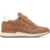 Refresh for woman. 17513102-CAMEL Trainers 175131 brown (36), Flat, Zip, Casual