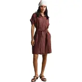 Gant 4503514 Linen Kort Ermet Kort Kjole