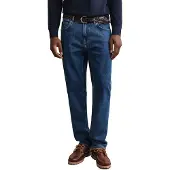 Gant for man. 1000021 Regular fit jeans, vintage medium blue wash (30/34), Casual, Cotton, Denim