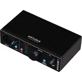Arturia MiniFuse 1 lydkort USB-C kombi XLR 48V fantom 110dB DR, svart