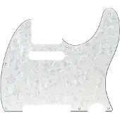 Fender Pickguard Telecaster 8-Hole Mount White Pearl 4-Ply