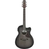 Ibanez AAM70CE Transparent Charcoal Burst