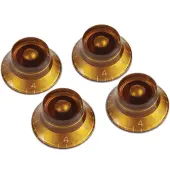 Gibson Top Hat-knotter for Elektrisk Gitar 4-Pakk i Amber
