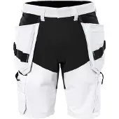 Fristads Shorts maler 2762 LWS Hvit/svart C54