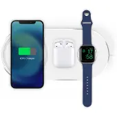 SBS TEWIRE20WMULTI, Innendørs, USB, Trådløs lading, Hvit