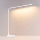 Molto Luce LED-skrivebordslampe FLOYD ACCU, hvit, 55 cm, CCT, dimbar