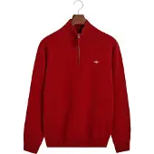Gant Superfine Lambswool Genser Med Halv Glidelås