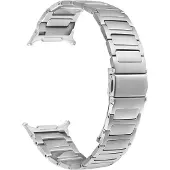 INF Samsung Watch 7 47MM stropp - rustfritt stål metallbånd Silver