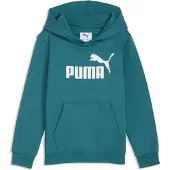 Puma ESS No. 1 Logo Fleece Hoodie Kids, Clothing, Emerald Ice, 4-5Y