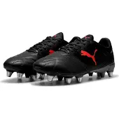 Puma Avant Rugby Boots Men, Shoes, Black/Red/Strongray, 40