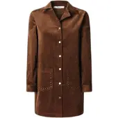 Pepe Jeans for woman. PL9537694 Noelia brown dress (M), Casual, Cotton, Long sleeve