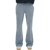 Superdry for woman. W7011203A Blue Velour Wide Leg Jogger Pants (XS), Casual, Cotton