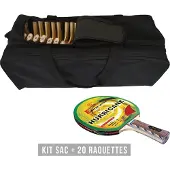 Sporti France Racketsett (bag + 20 Racketer) Hurricane