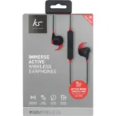 KitSound Øreplugger Immerse Active ANC In-Ear Trådløs Rød