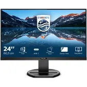 Philips B Line 243B9 - LED-skjerm - 24" - 1920 x 1080 Full HD (1080p) @ 75 Hz - IPS - 250 cd/m² - 1000:1 - 4 ms - HDMI, VGA, DisplayPort, USB-C - h...