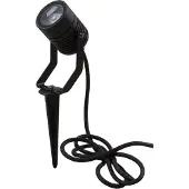Heitronic LED-spot med jordspyd Pasas, svingbar