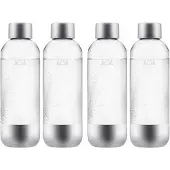 AGA 4-pakning AQVIA Steel 1L, PET-flaske