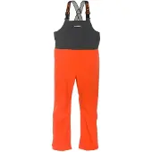Grundens Full Share Bib Orange / Grey Small