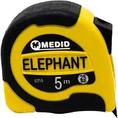 Medid Bi-material Elephant 5 M X 25 Mm Målebånd