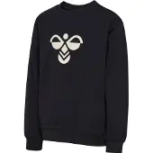 Hummel Collegegenser - hmlJr Reg Tukas - Svart m. Logo - - 4 år (104) - Collegegenser
