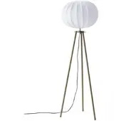 PR Home Base gulvlampe, bronse, høyde 125 cm, tekstil
