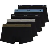 BOSS for man. 50531660 5-Pack Essential Boxer Briefs black (S), Homewear, Cotton