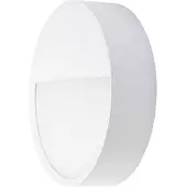 Brumberg utendørs LED-vegglampe EYE, halvåpen, hvit, CCT, IP65