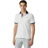 Hackett for man. HM5600190 White Polo Hs Resort Placket (3XL), Casual, Cotton, Short sleeve