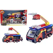 Palomies Sami Fireman Sam Jupiter 925-2595 brannbil, 2 figurer, lys og lyd