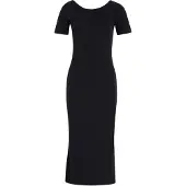 Adidas Kit Small Logo Rib Kortermet Midi-kjole