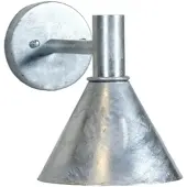 PR Home Utendørs vegglampe Mini-Tripp, sølvfarget, IP44, E27