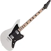 G4M 638 Baritone VI Elektrisk Gitar Hvit